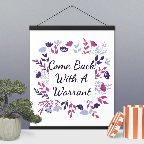 Bring The Warrant Wall Hanger - Image 4